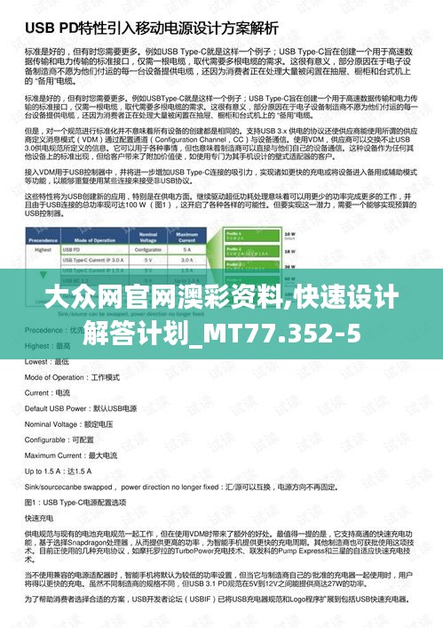 大众网官网澳彩资料,快速设计解答计划_MT77.352-5