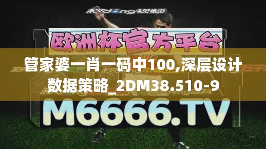 管家婆一肖一码中100,深层设计数据策略_2DM38.510-9