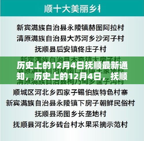 历史上的12月4日抚顺最新通知深度解析