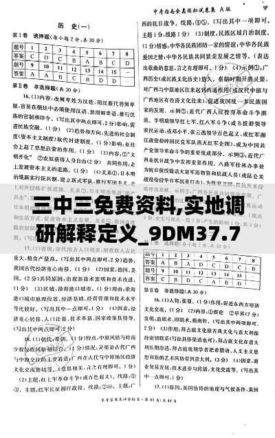 三中三免费资料,实地调研解释定义_9DM37.799