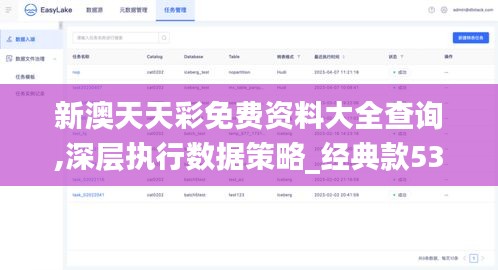 新澳天天彩免费资料大全查询,深层执行数据策略_经典款53.241