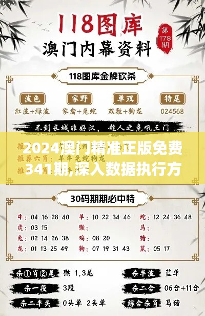 2024澳门精准正版免费341期,深入数据执行方案_苹果版1.851