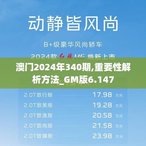 澳门2024年340期,重要性解析方法_GM版6.147