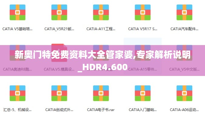 新奥门特免费资料大全管家婆,专家解析说明_HDR4.600