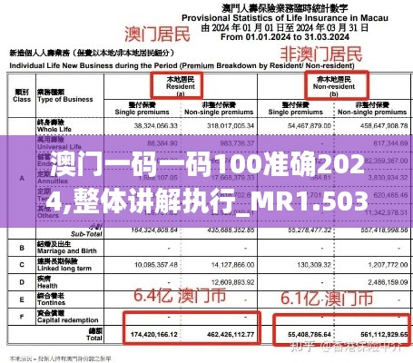 澳门一码一码100准确2024,整体讲解执行_MR1.503