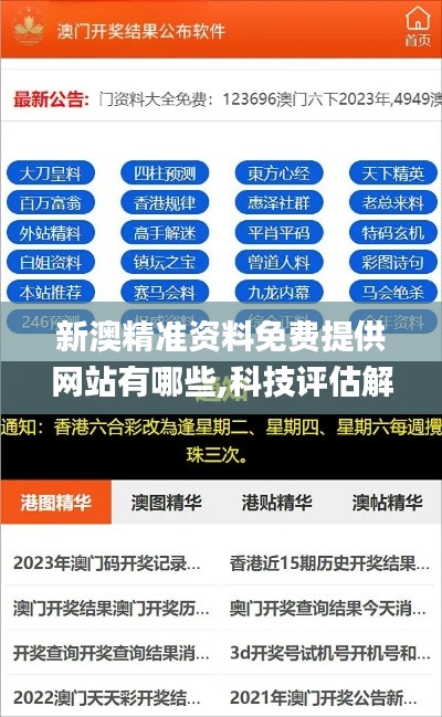 新澳精准资料免费提供网站有哪些,科技评估解析说明_HDR版5.895