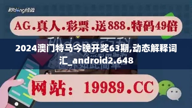 2024澳门特马今晚开奖63期,动态解释词汇_android2.648