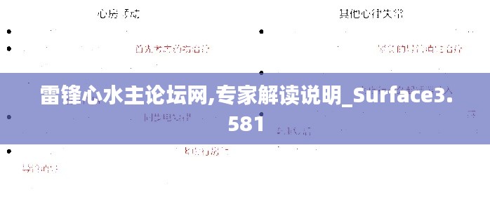 雷锋心水主论坛网,专家解读说明_Surface3.581