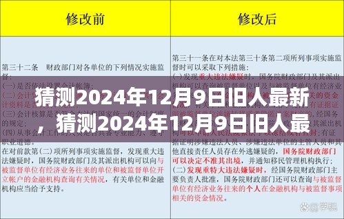 时光流转中的重逢，2024年12月9日旧人最新动态与新生展望