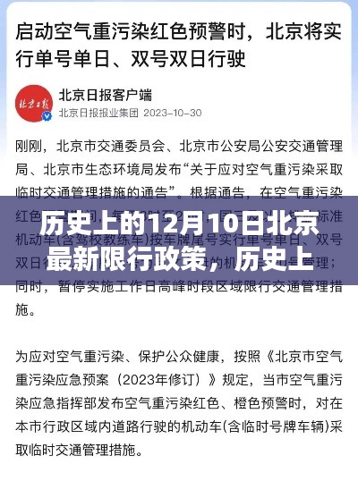 历史上的12月10日北京限行政策深度解读与小红书热议焦点分析