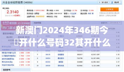 新澳门2024年346期今睌开什么号码32其开什么,快速解答执行方案_SE版1.547