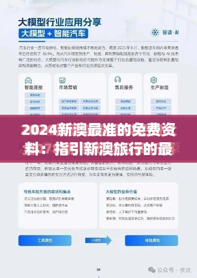 2024新澳最准的免费资料：指引新澳旅行的最佳选择