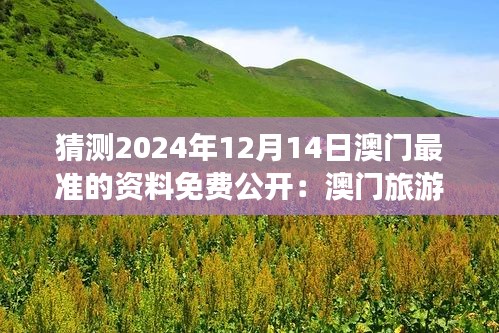 猜测2024年12月14日澳门最准的资料免费公开：澳门旅游胜地的新面貌