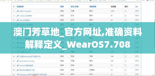 澳门芳草地_官方网址,准确资料解释定义_WearOS7.708