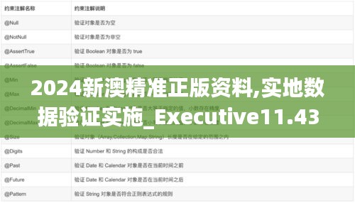 2024新澳精准正版资料,实地数据验证实施_Executive11.435