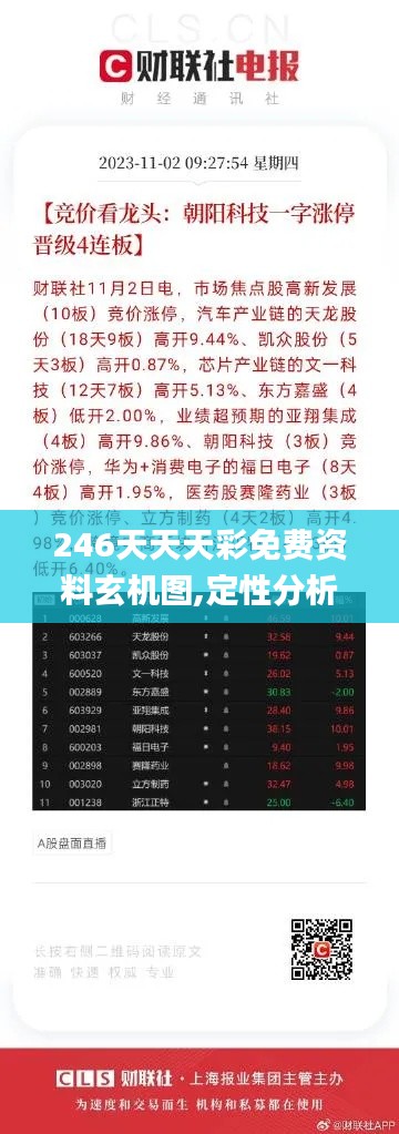 246天天天彩免费资料玄机图,定性分析说明_视频版6.776