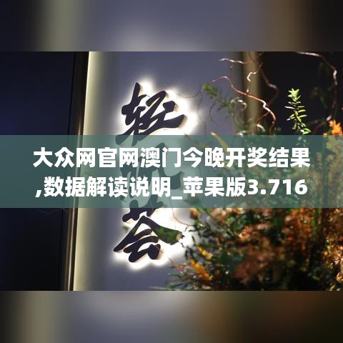 大众网官网澳门今晚开奖结果,数据解读说明_苹果版3.716