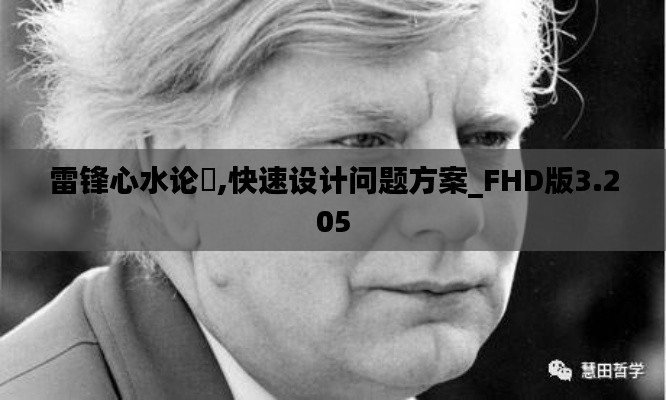 雷锋心水论枟,快速设计问题方案_FHD版3.205