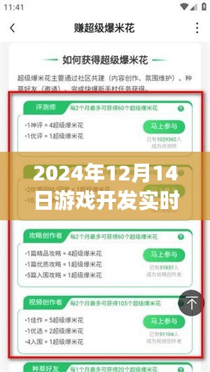 聚焦2024年12月14日游戏开发实时更新与前沿动态