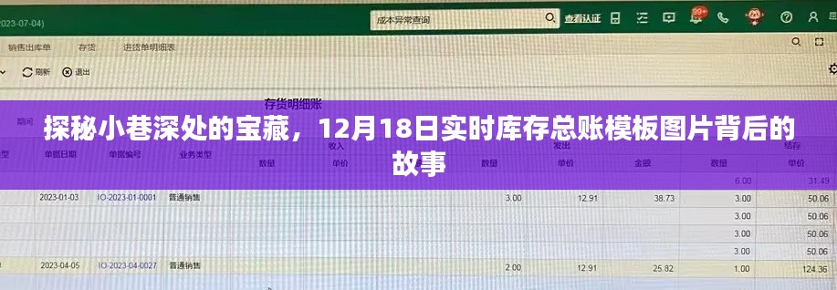 探秘小巷深处的宝藏，实时库存总账模板图片背后的故事揭秘