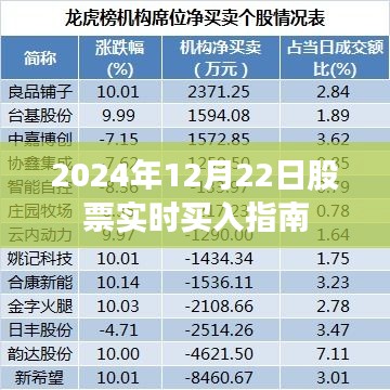 2024年12月22日股票实时买入宝典