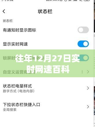 往年12月27日网速实时数据百科