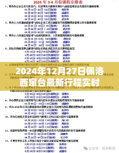 2024年12月27日佩洛西窜台最新行程实时