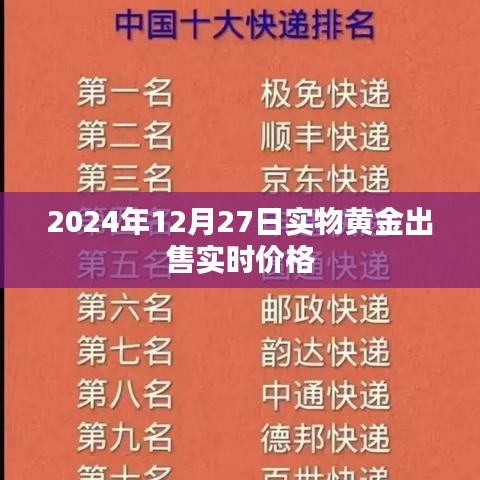 2024年黄金出售实时价格查询