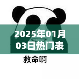 2025年1月3日流行表情，无言的热度风暴