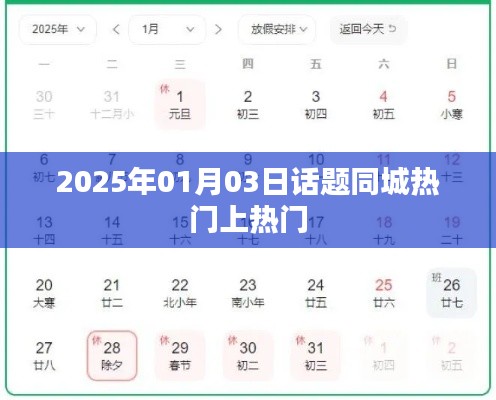 2025年同城热门话题揭秘，如何上热门？