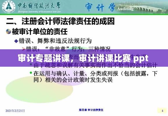 审计专题讲课，审计讲课比赛 ppt 