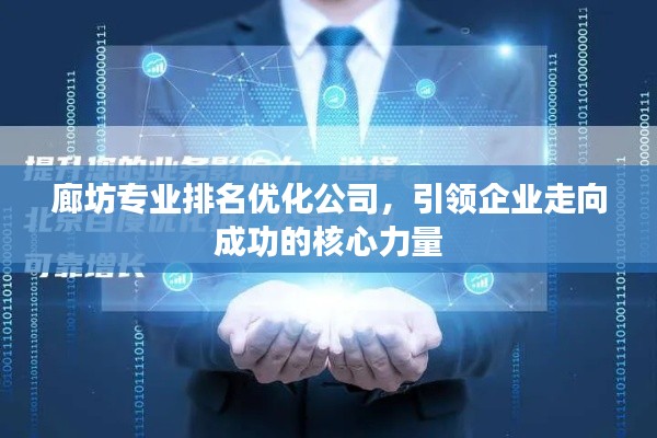 廊坊专业排名优化公司，引领企业走向成功的核心力量