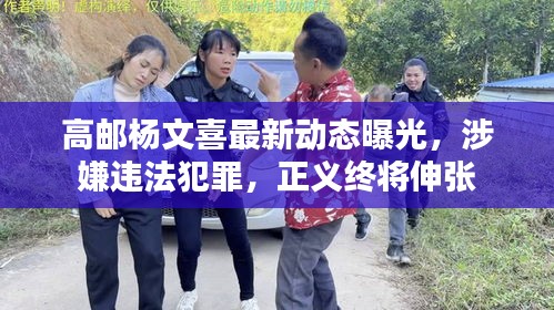 高邮杨文喜最新动态曝光，涉嫌违法犯罪，正义终将伸张