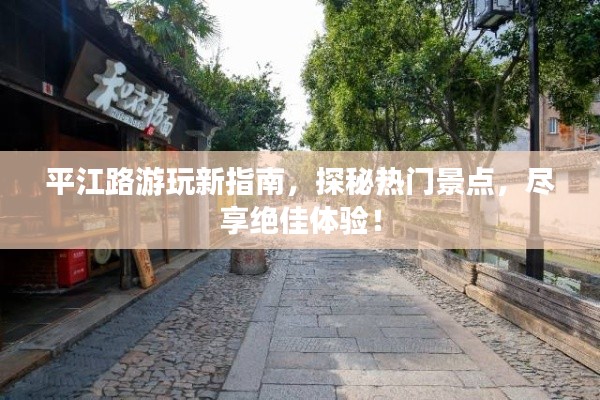 平江路游玩新指南，探秘热门景点，尽享绝佳体验！