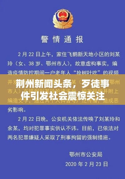 荆州新闻头条，歹徒事件引发社会震惊关注