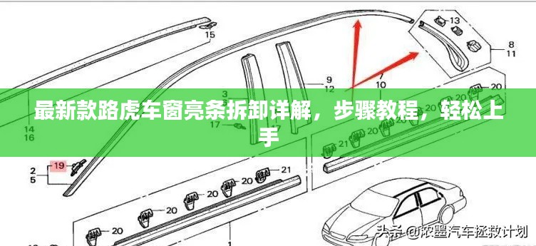 最新款路虎车窗亮条拆卸详解，步骤教程，轻松上手