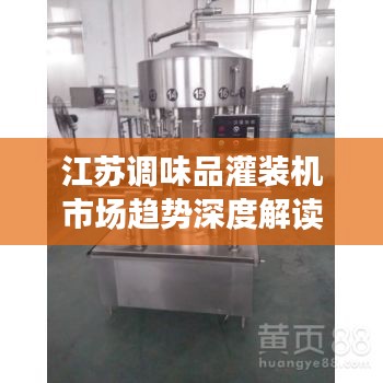 江苏调味品灌装机市场趋势深度解读