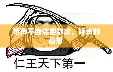 娇声不断连泄数次，娇声的意思 