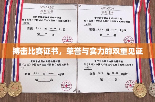 搏击比赛证书，荣誉与实力的双重见证