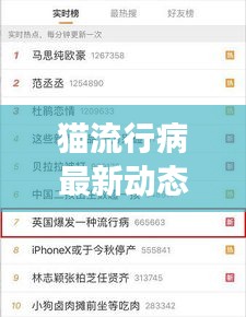 猫流行病最新动态揭秘，关注宠物健康，了解最新疫情趋势